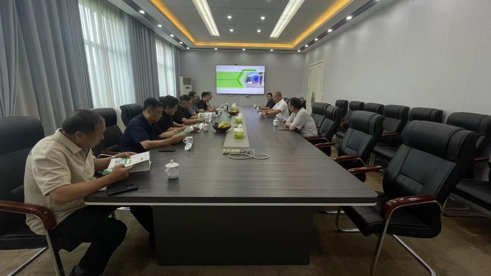 中鋁中州礦業(yè)、賈西礦、澠池縣韶龍水務(wù)有限公司領(lǐng)導(dǎo)來(lái)我司參觀(guān)